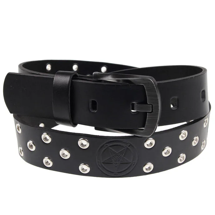 Leather & Steel Fashion Black Ring 100