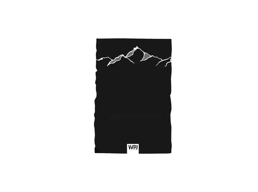Nákrčník Mountains black&white
